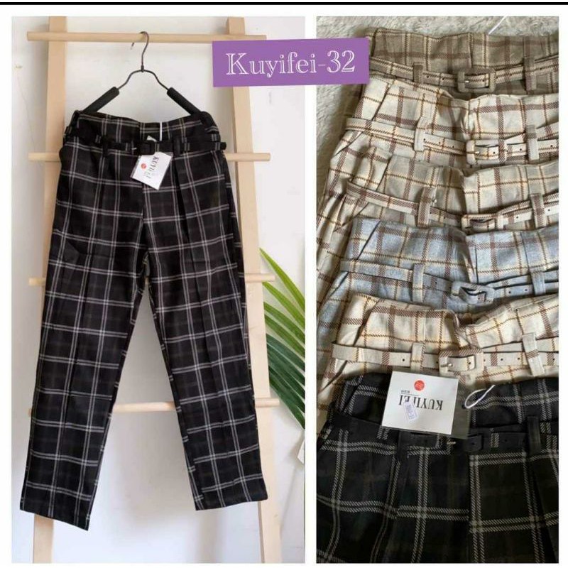 32 CELANA KOTAK KUYIFEI 3XL FREE BELT