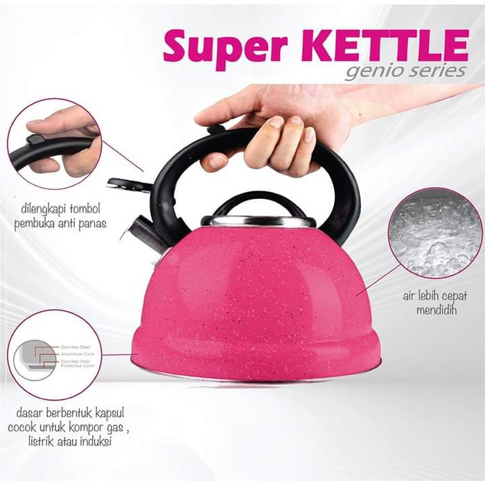 Super Kettle GENIO ( Ketel Siul ) OriginalL BOLDe