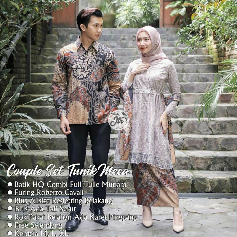 KEBAYA COUPLE SEMI PRANCIS Katun BAHAN KEBAYA SEMI FRANCE CORNELI COUPLE / BATIK COUPLE SONGKET PALE
