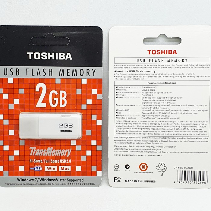 Flashdisk TOSHIBA HAYABUSA 2GB-Dreal Entrepreneur