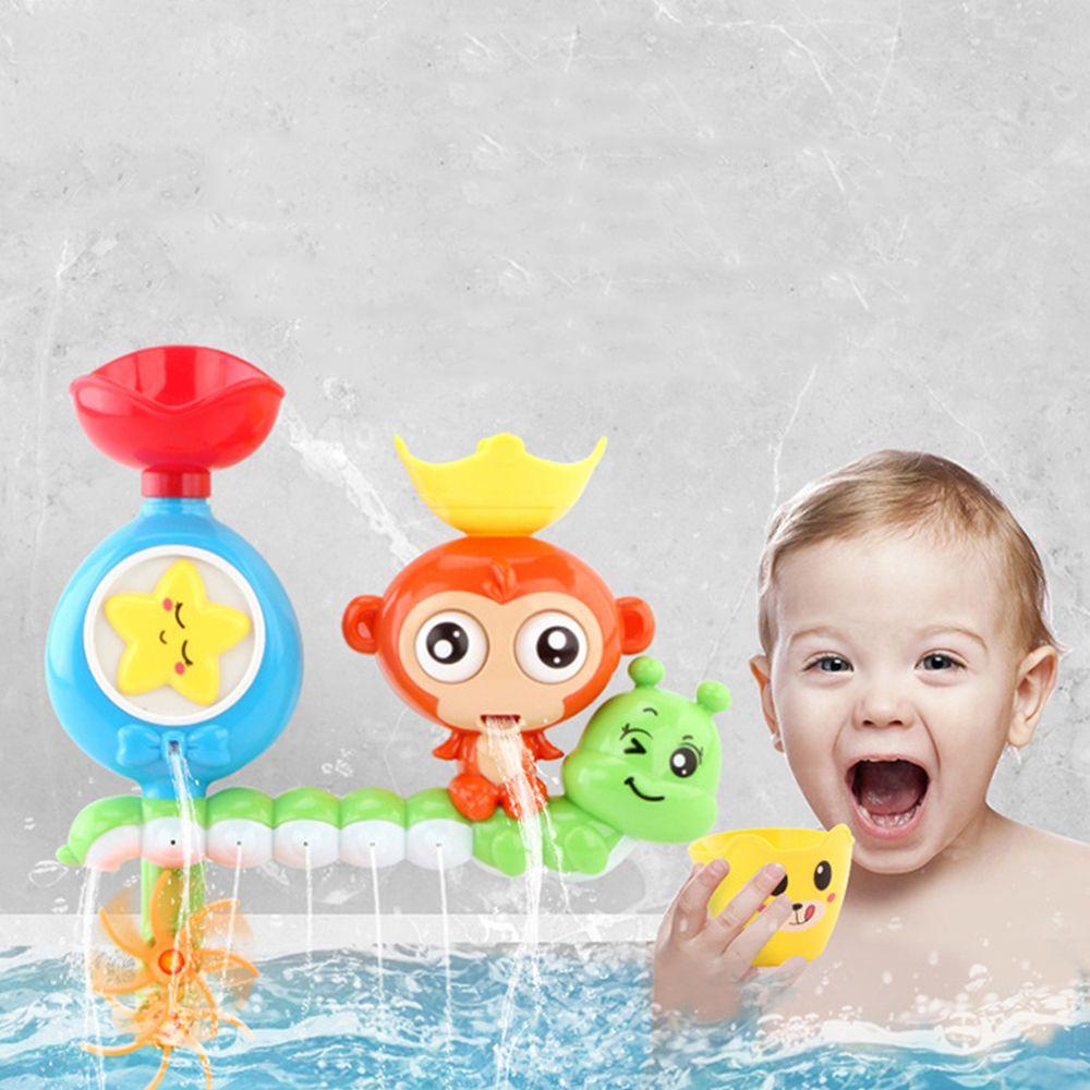 NEEDWAY Mainan Mandi Bayi Newborn Mainan Kreatif Air Menyenangkan Kamar Mandi Siraman Shower Monyet Semprotan Air Shower