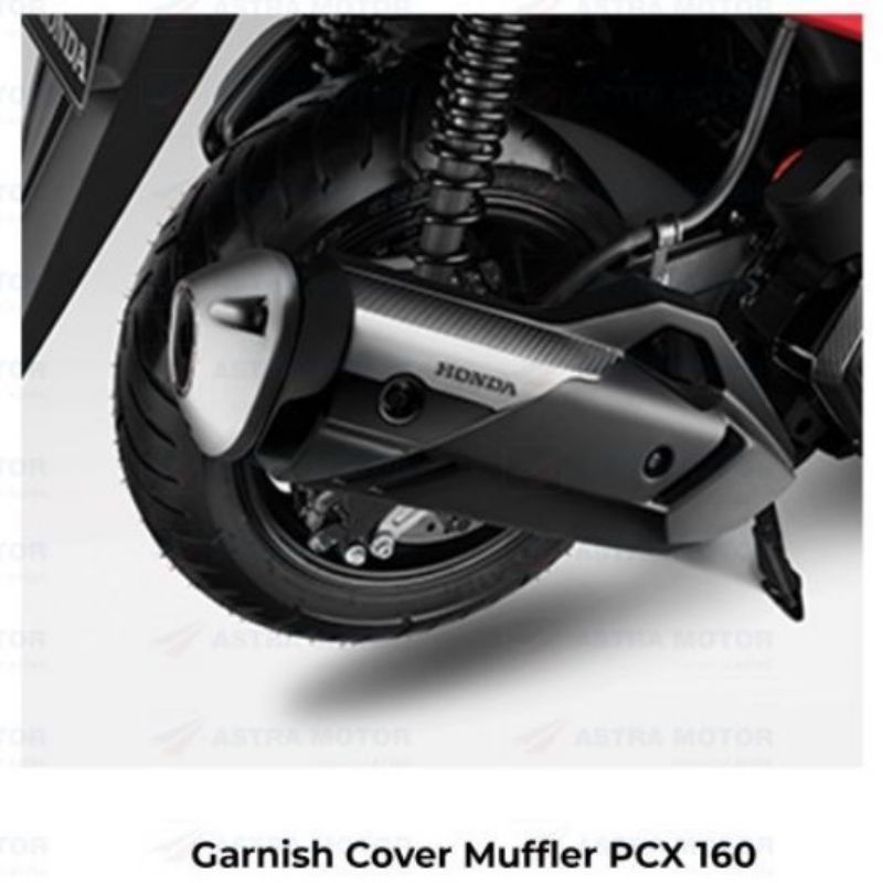 GARNIS KNALPOT COVER MUFFLER HONDA PCX 160  2021 - 2025