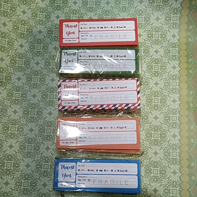 

Stiker Pengiriman/ Stiker Resi Satuan