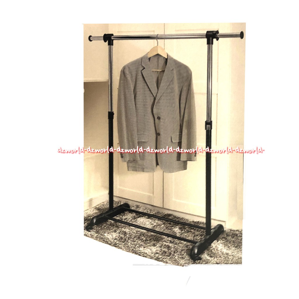 Krisbow Garment Rack Tempat gantungan Baju Rak Dengan Hanger 15kg