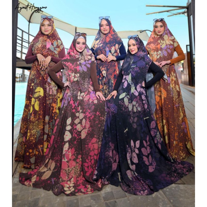 (p1a) AH CIAOBELLA ANGEl Baju Dress Gamis syari wanita Muslimah Ciaobella Angel Series By Agoest Han