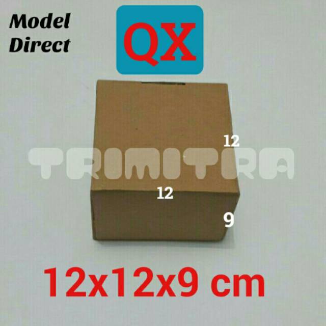 

Kotak Kardus Karton Dus Box Polos Aksesoris Model Direct 12x12x9 cm