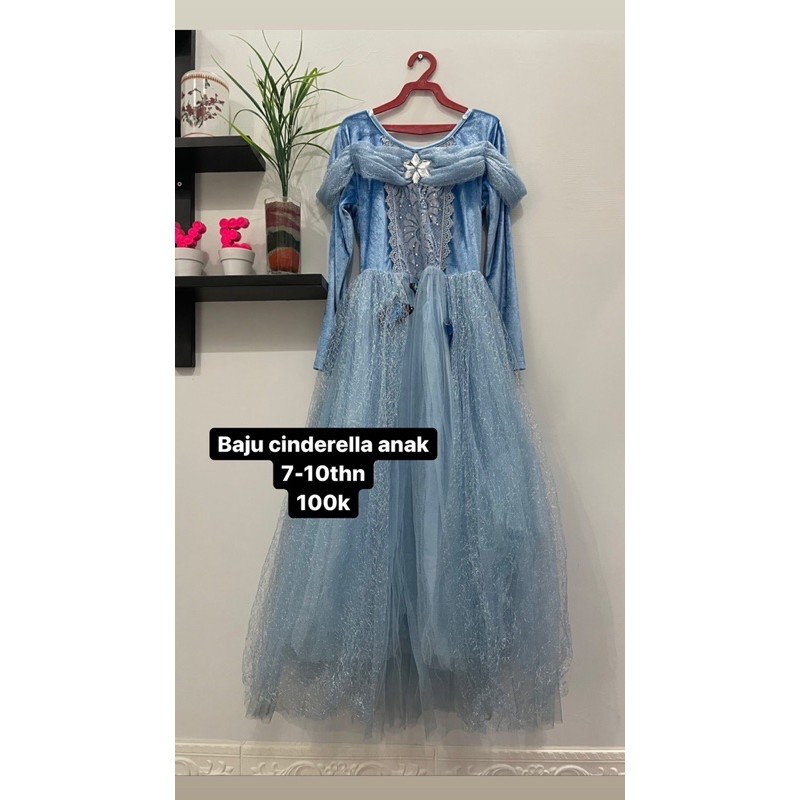 preloved gaun cinderella/gaun ultah anak