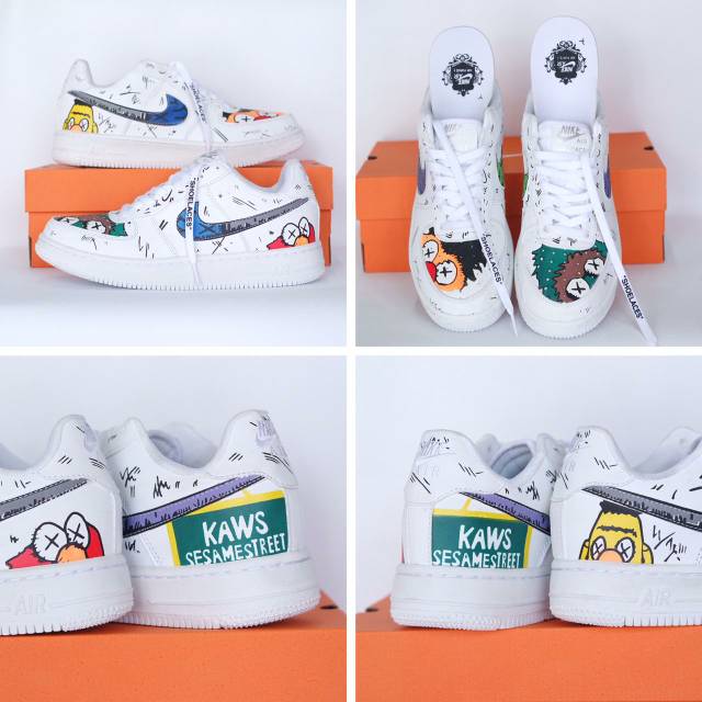 nike air force x kaws