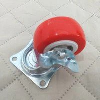 XD-192 XANDER Roda Caster Merah + Rem 2&quot;/Roda Trolley/Roda Etalase