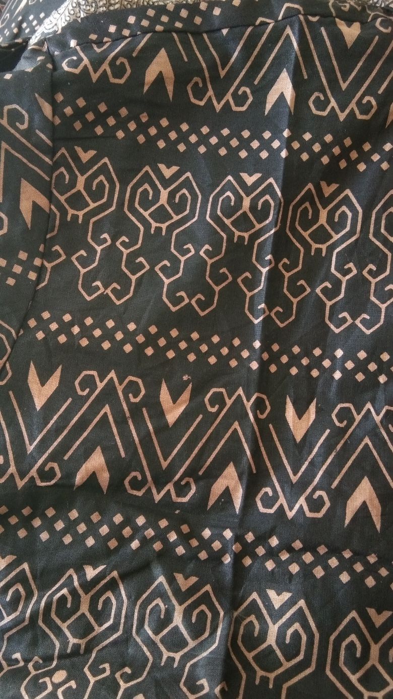 Size M L Xl Xxl Bswart Batik Hrb026 Kenongo Hem Batik Monochrome Semut Coklat Kemeja Batik Pria