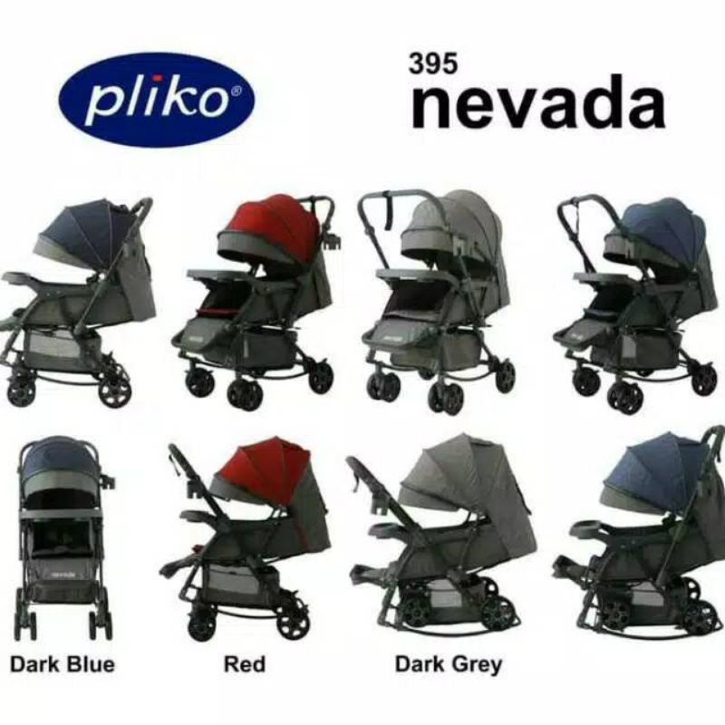 STROLER ANAK MERK PLIKO 395 NEVADA ROKING BISA AYUN COCOK BUAT KADO