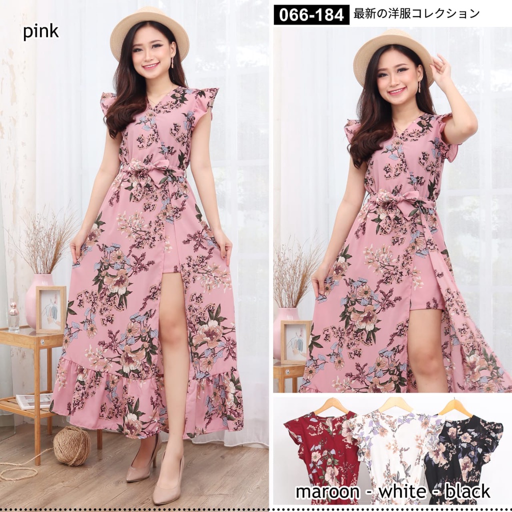 REALPIC DEMARIGOLD - JUMPSUIT DRESS WANITA BUNGA NABILA 184