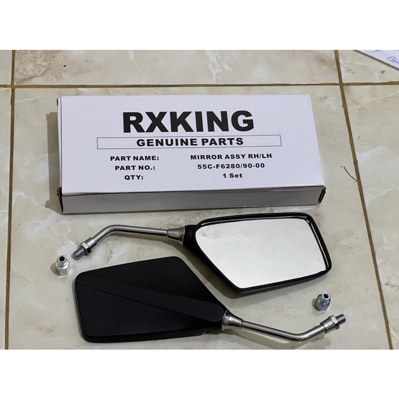 SPION RXKING YAMAHA TANGKAI CHROME UNIVERSAL SEMUA MOTOR YAMAHA TERMURAH