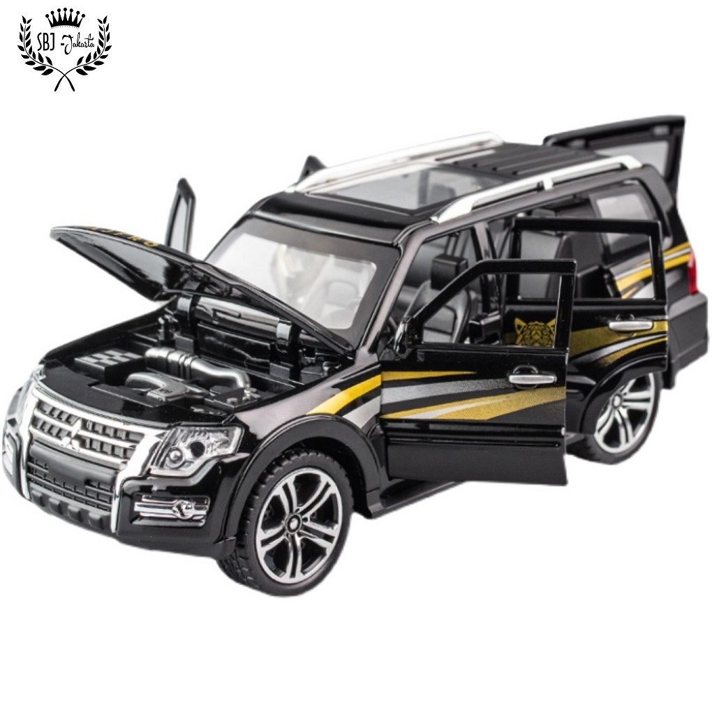 DIECAST Miniatur MOBIL Model Mitsubishi Pajero OFF ROAD SKALA 1:32