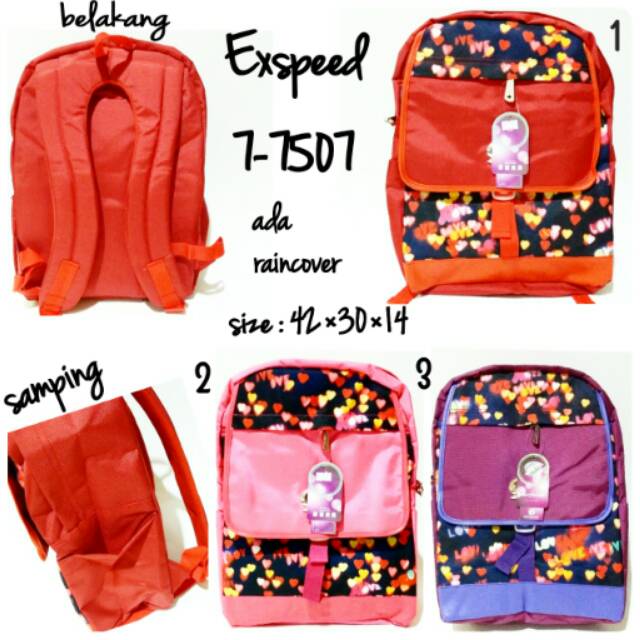 Tas ransel wanita tas punggung exspeed 7-7507 tebaru dan termurah
