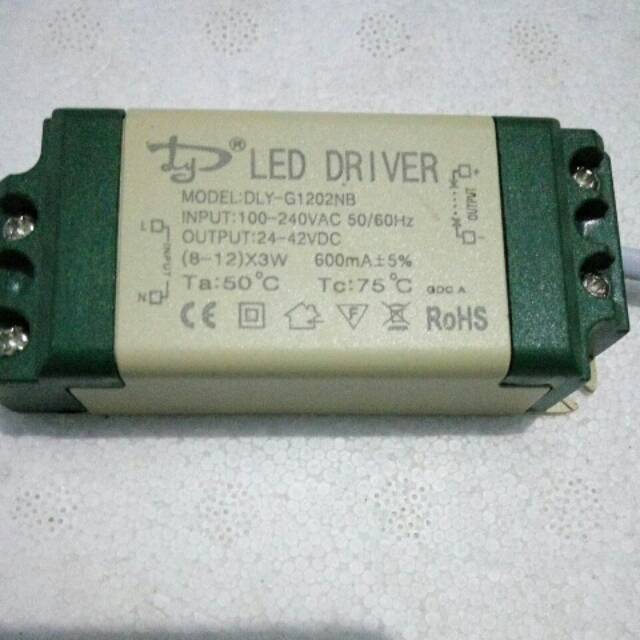 Led driver hpl 8-12x3 watt powersuplay highpowerled aquascape adaptor