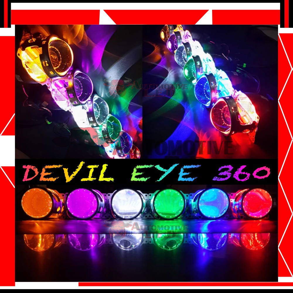 ORIGINAL DEVIL EYE 360 | DE 360 | DEVIL EYE MOTOR MOBIL | DEVIL PROJECTOR