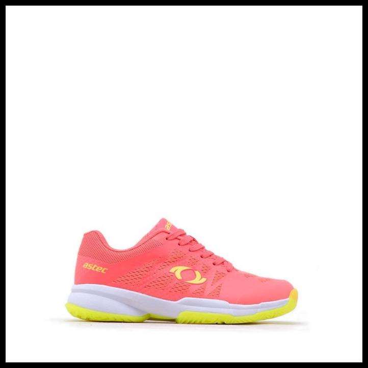 Astec Dagmar Women S Badminton Shoes - Coral Yellow