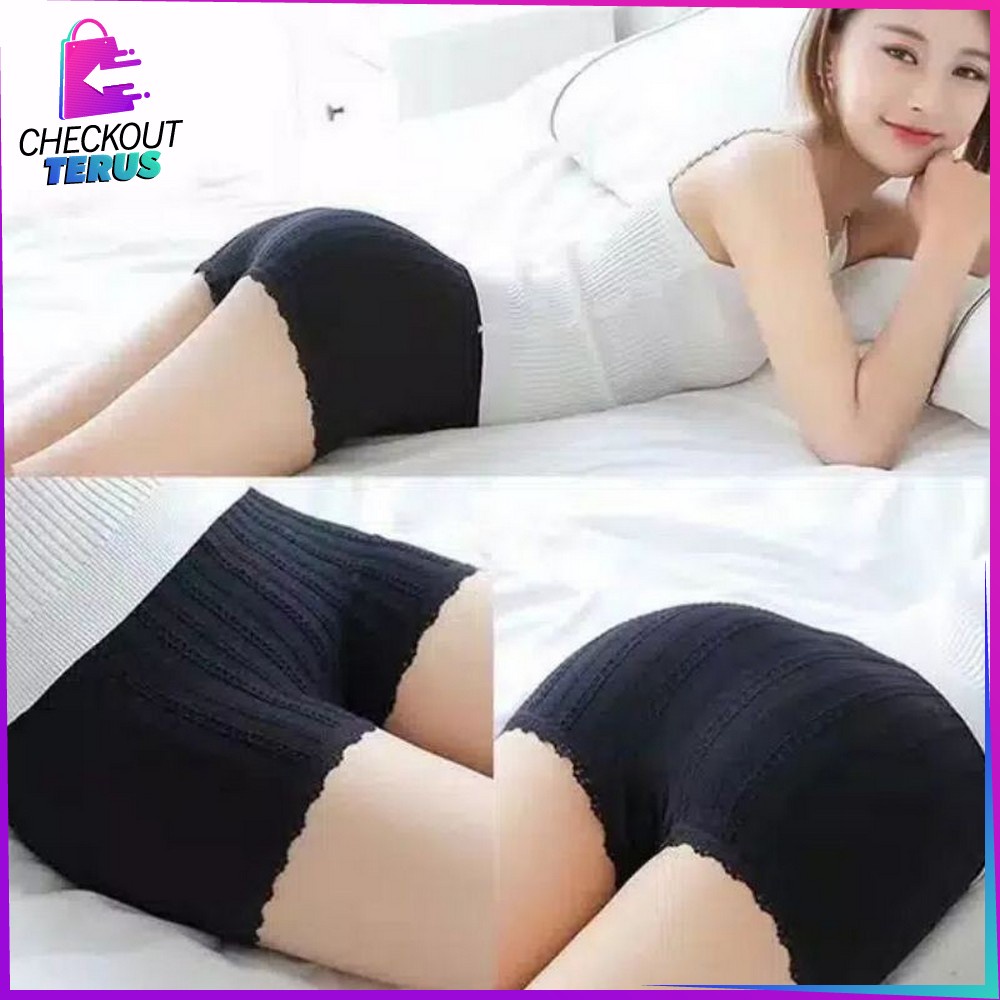 CT P63 Celana Dalam Pendek Wanita Celana Dalam Boxer Wanita CD Short Pants Wanita Pakaian Dalam Wanita CD Wanita