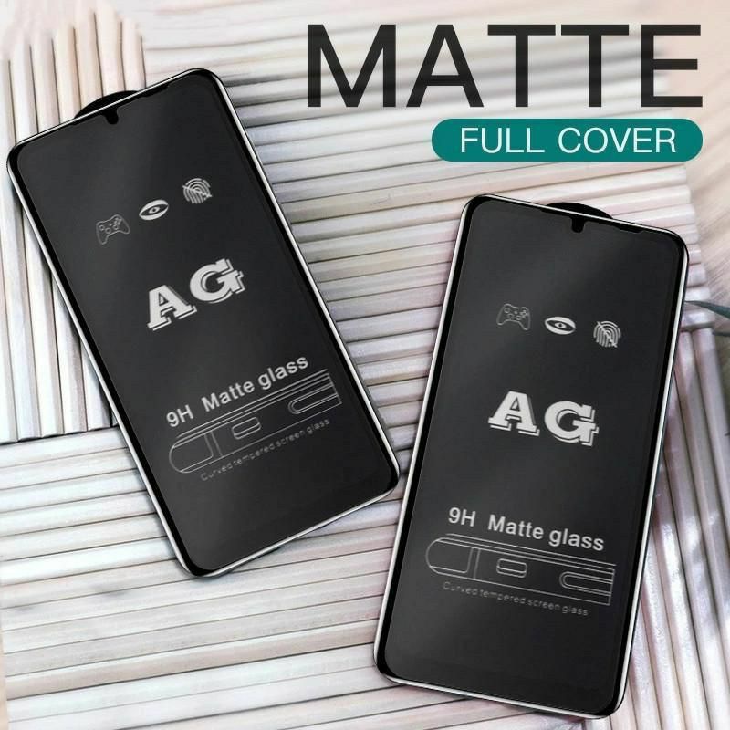 PAKET 3IN1 TEMPERED GLASS MATTE REALME C35 C31 NARZO 50A PRIME 50i PRIME 50A 50i TG ANTI GLARE ANTI GORES KACA FULL COVER