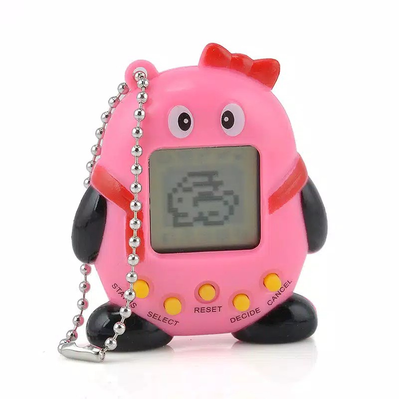 WE Tamagotchi Bentuk Penguin Type 168 in 1 Cyber Pet