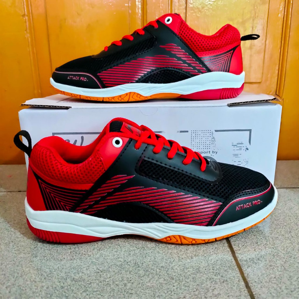 Sepatu Pria Lining Vol.3 Sepatu Badminton Sepatu Olahraga Indoor Outdoor Pria Original