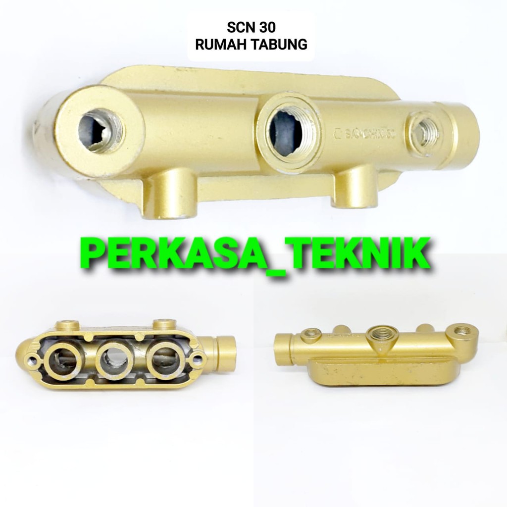 DISCHARGE METAL WATER OUTLET CHAMBER RUMAH TABUNG MESIN POWER SPRAYER SCN30 ORIGINAL ASLI