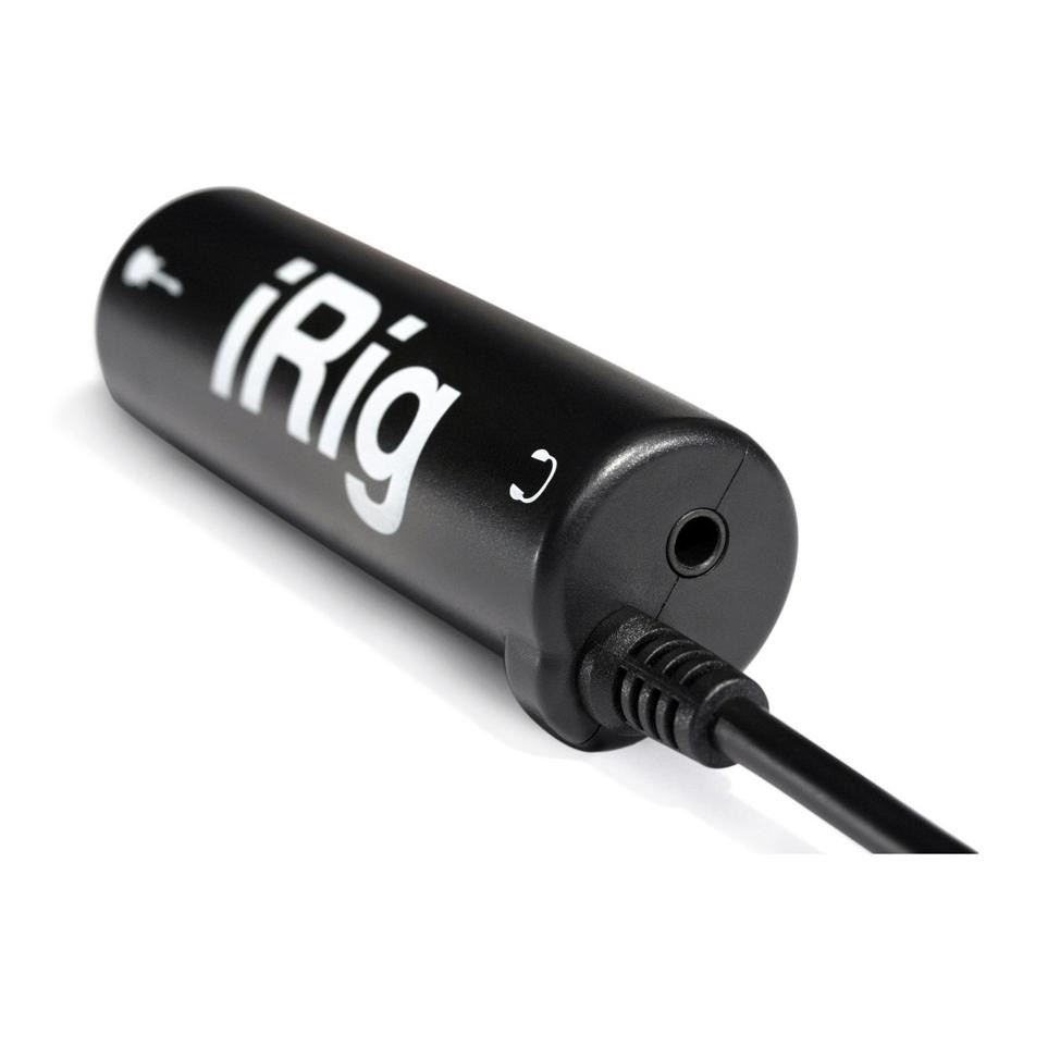 iRig AmpliTube Guitar Interface Adapter for iPhone /iPod Touch/iPad - FGHGF - Black - PRO