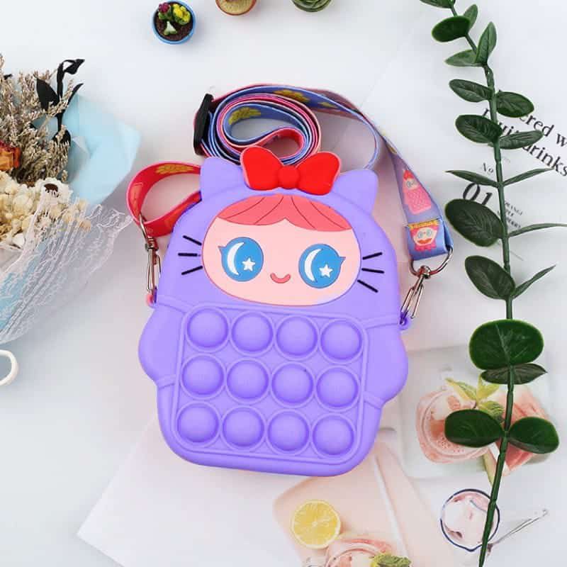 Tas Mini Slempang Pop it / Pop it Baby Wallet Kids