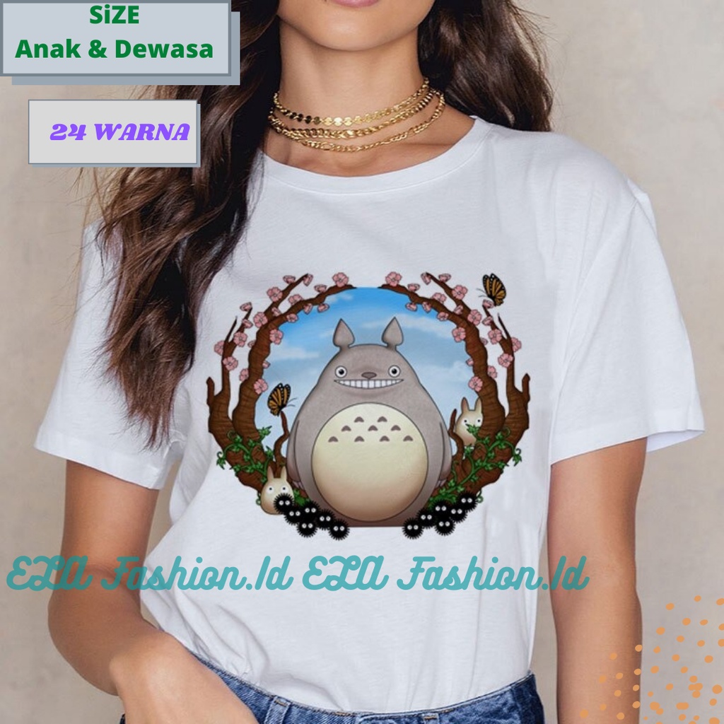 Kaos Studio Ghibli Boneka Tototo Anime Kartun Jepang