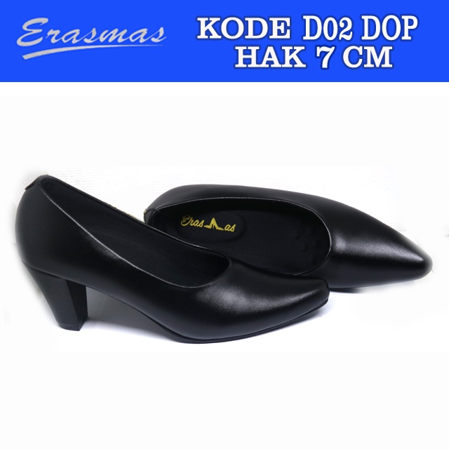 Sepatu Kantor PANTOFEL KERJA DINAS D02 ERASMAS 7 Cm