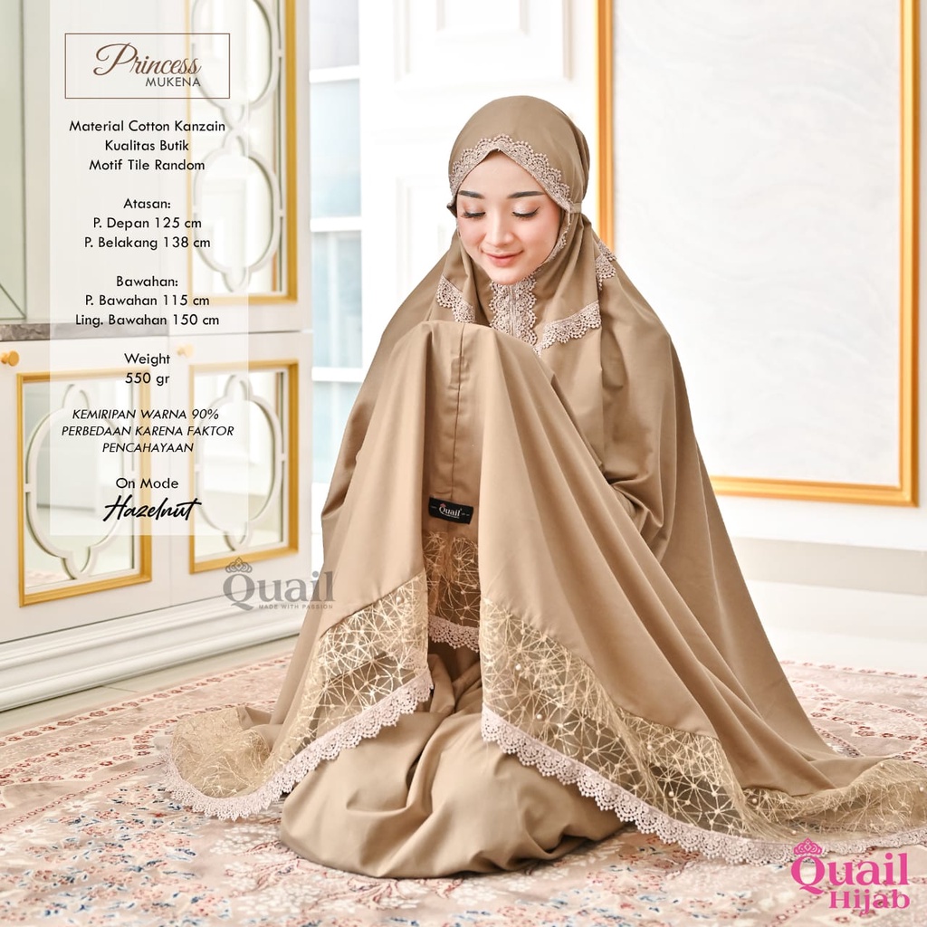 Princess Mukena Original Quail Mukena Exclusive Quail Mukena Seserahan