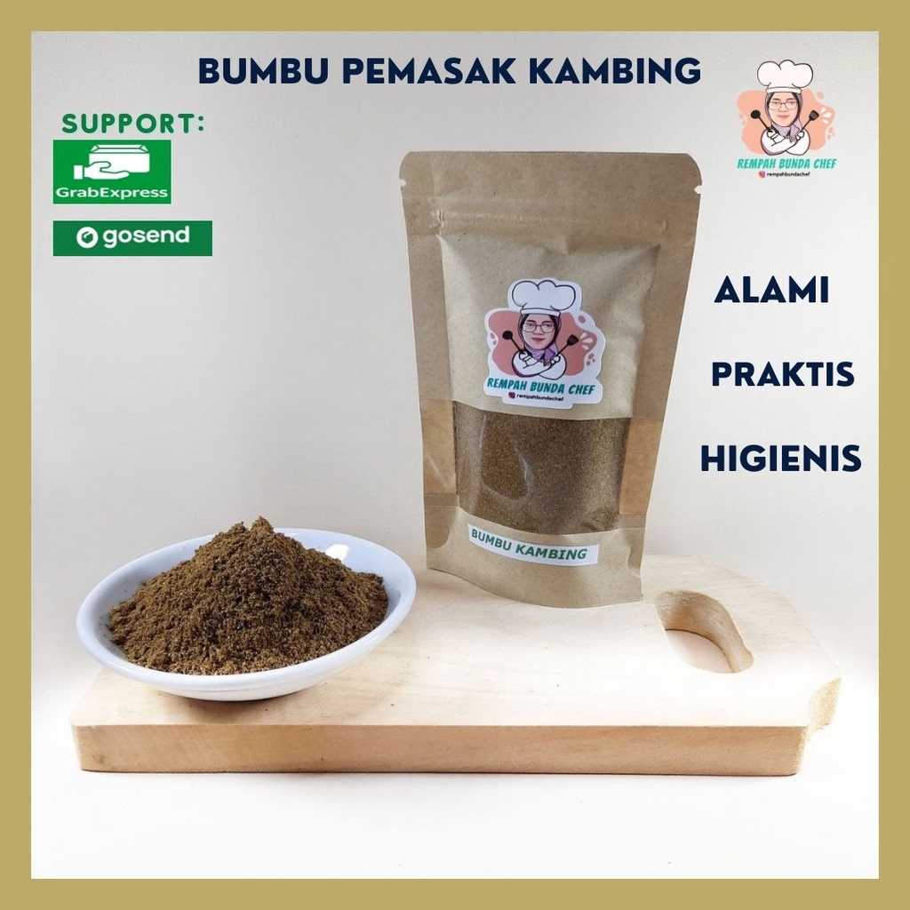 

Bumbu Pemasak Kambing Halus Rempah Bahan Masakan Praktis Murah 50 Gram