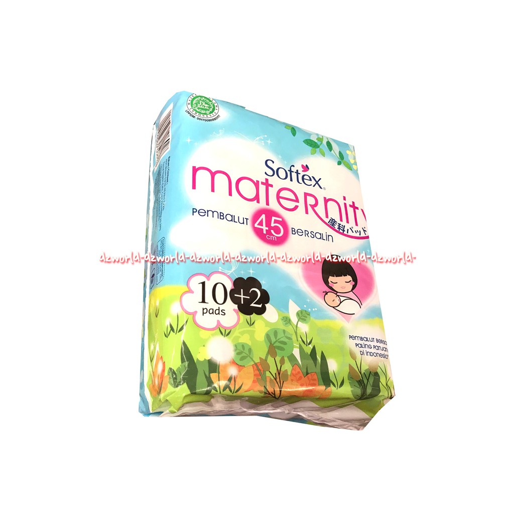 Softex Maternity Pembalut Bersalin 45cm 10pads Pembalut Wanita Ibu Setelah Melahirkan Softek Soft tex