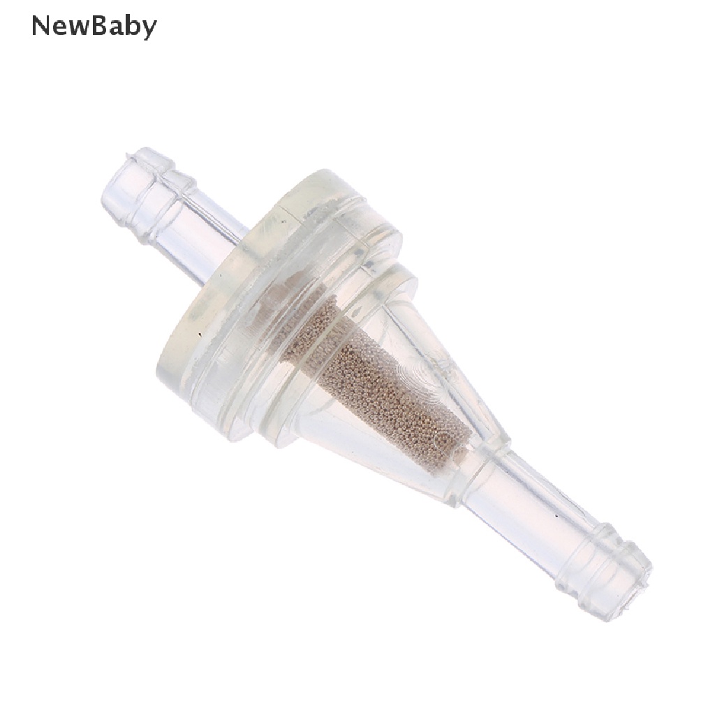 Newbaby Filter Bensin / Oli Inline Bening 1 / 4 &quot;6mm Untuk Motor Universal