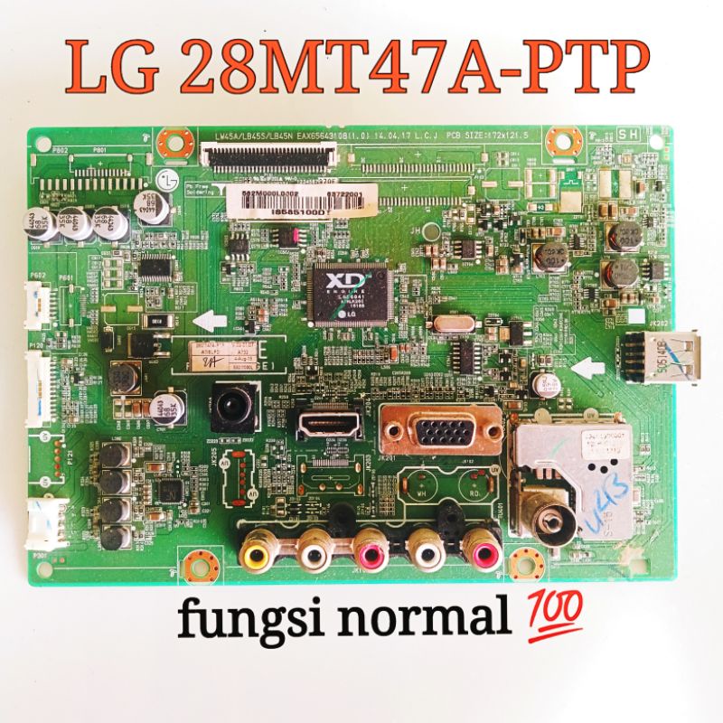 Mainboard TV LG 28MT47A / MB Tv LG 28MT47A / MB 28mt47A / Mb 28MT47