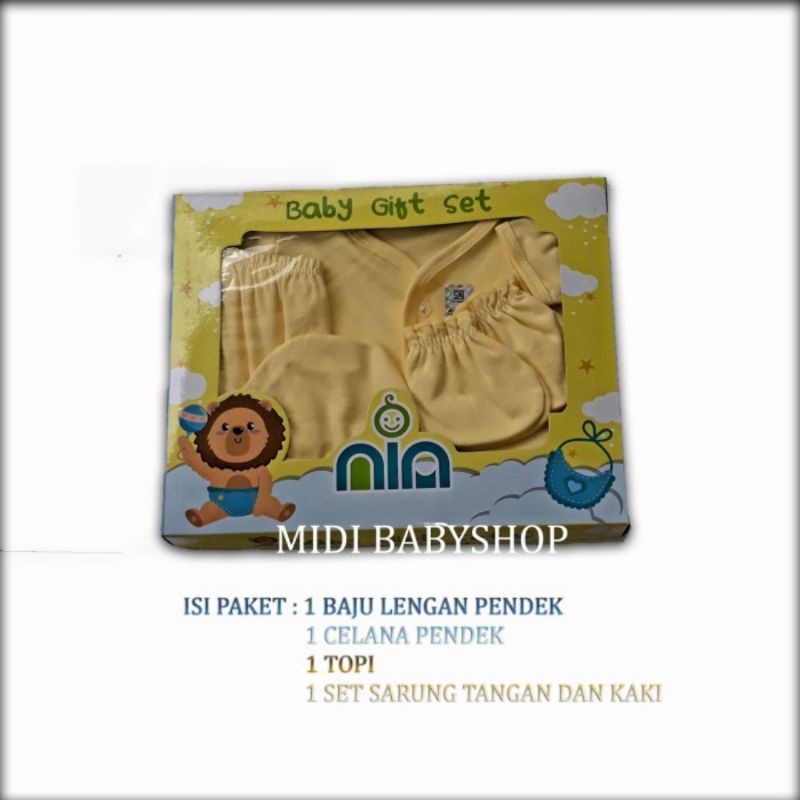 Gift set box Nia / Kado Bayi Nia murah dan lucu