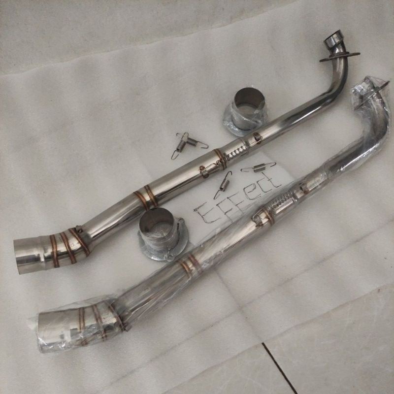 Leheran Supra X 125 Adaptor Pnp Knalpot Standart Leher Pnp Supra X125 Stainless