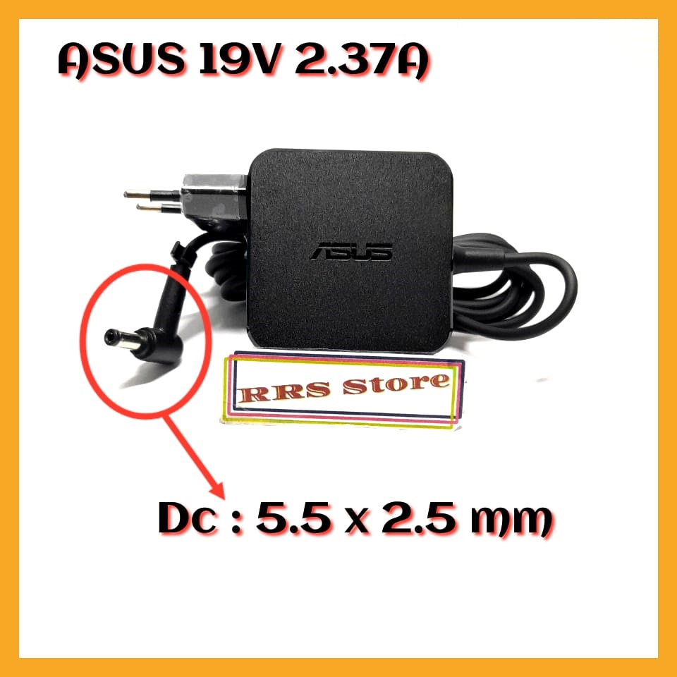 Adaptor Charger casan Asus 19V 2.37a (5.5*2.5) X455 X455LA X455LB X455LD X454 X454W  x445L x450L x451C x551c x551m PA3743U-1ACA, PA3822U-1ACA, AD883220 010KLF, AD883220 210ALF, AD883J20 010KLF, ADP-45BW B, ADP 45BW C