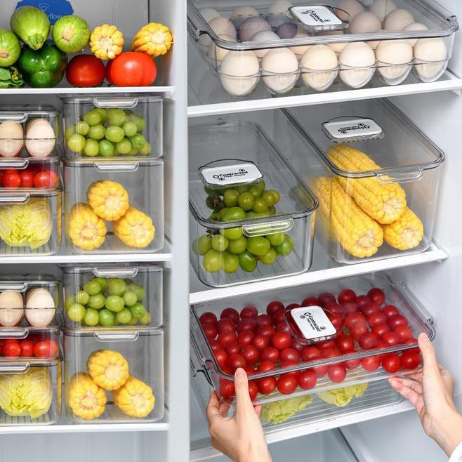 ❉ Angola Kotak Kontainer Makanan Kulkas E60/E61/E62/E63 Food Storage Box Kotak Penyimpanan ♂