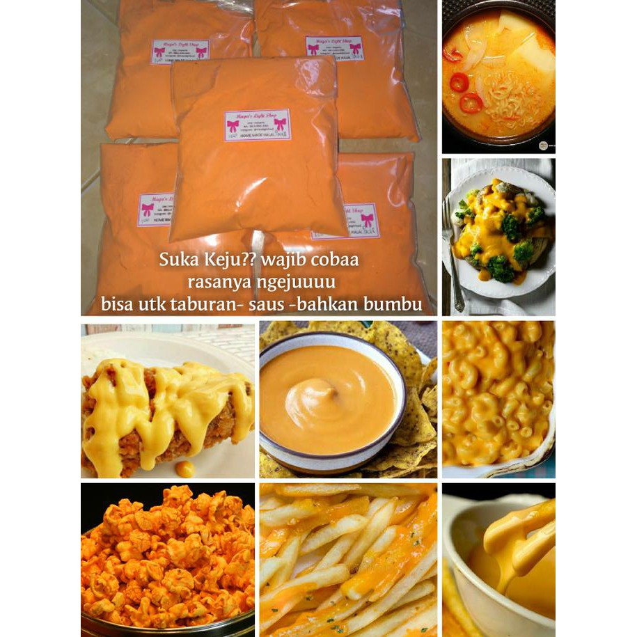 

Keju Cheddar bubuk keju Kerry Chez Tone Cheese powder Halal Saus Keju
