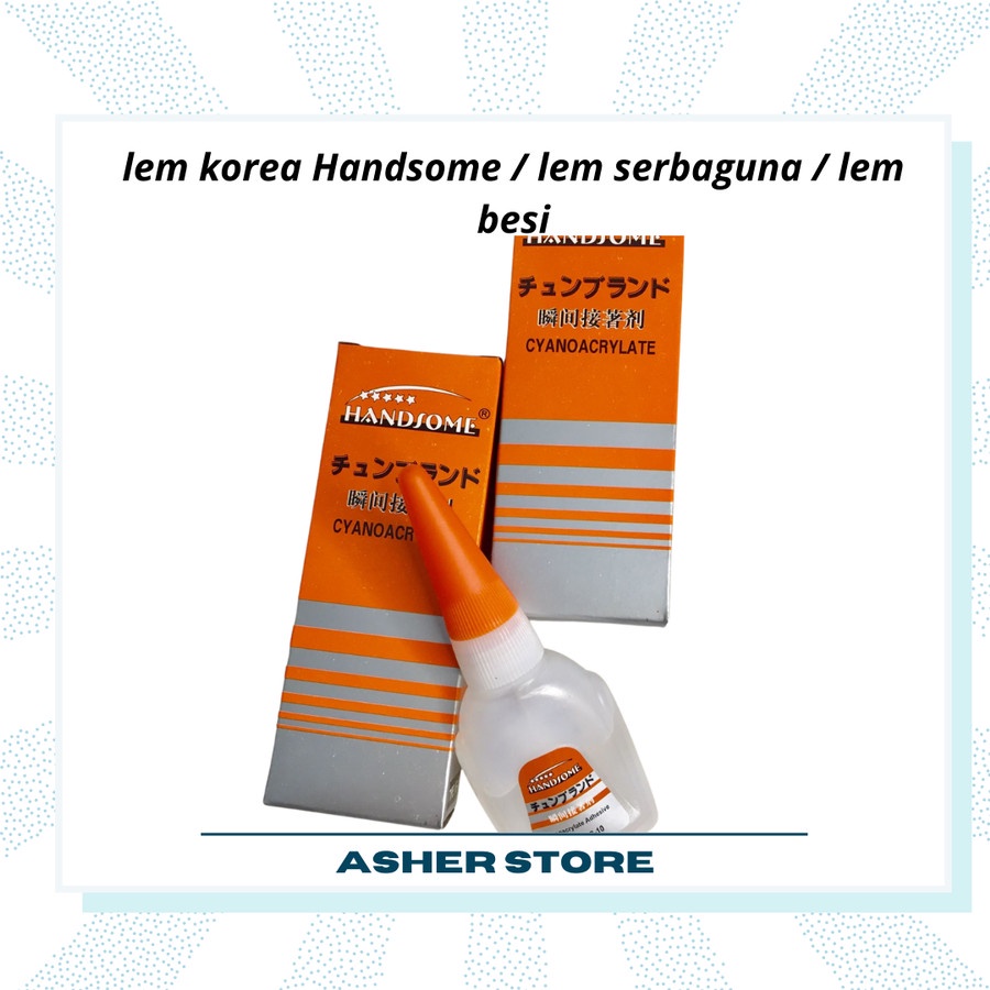 

lem korea Handsome / lem serbaguna / lem besi