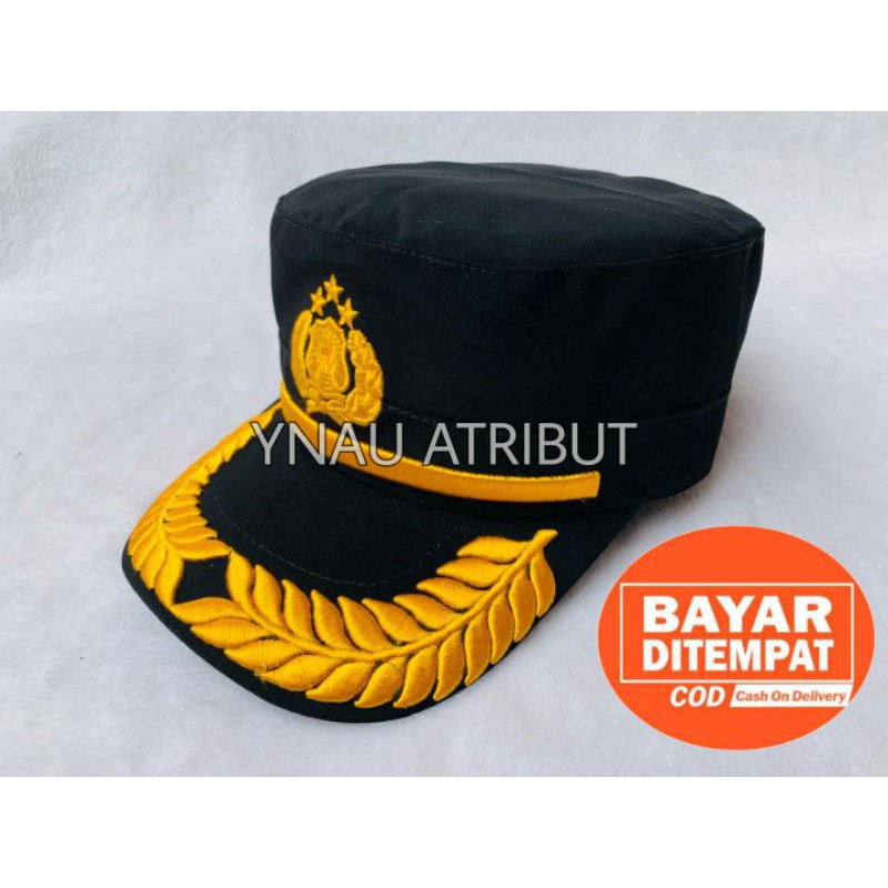 Pilkep / Field Cap / Topi Komando Pamen Polri Exclusive By YNAU ATRIBUT