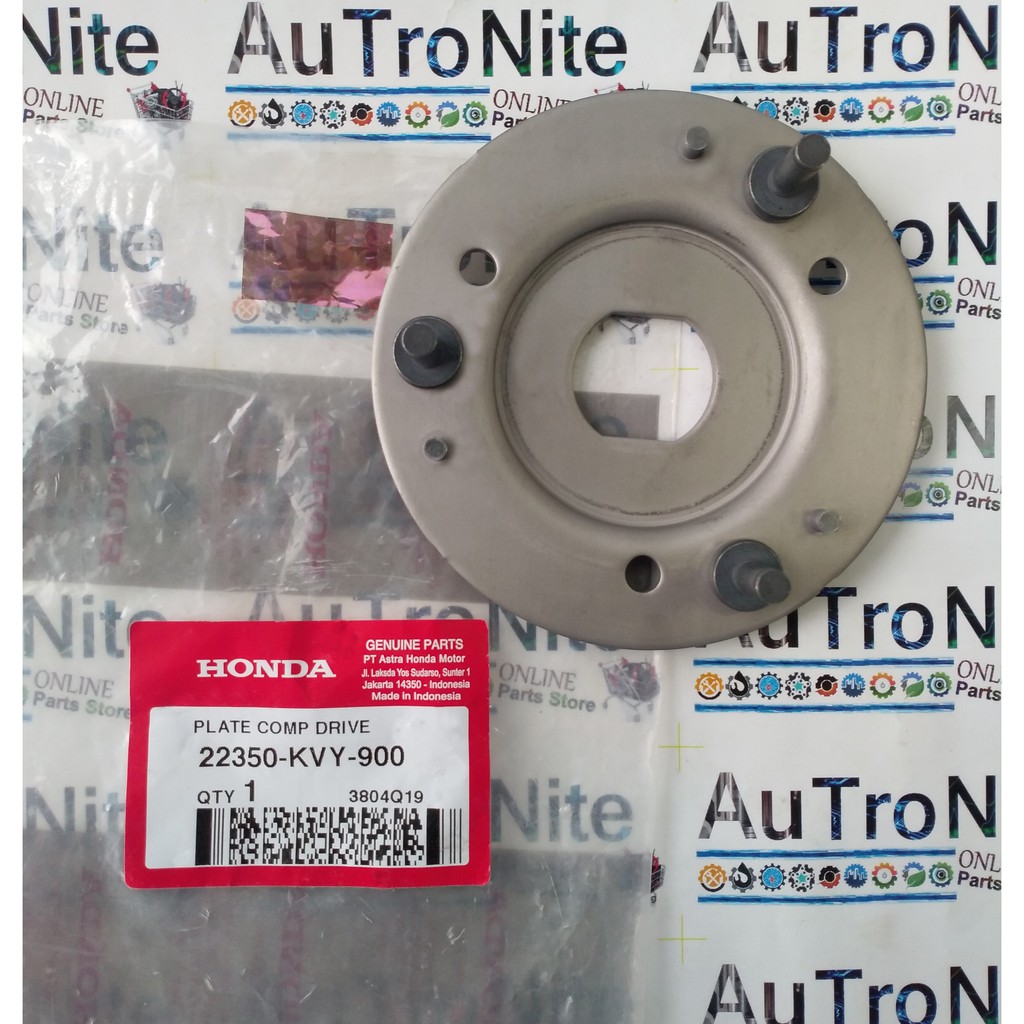 Plate Rumah Kopling Comp Drive 22350-KVY-900 Original Honda Beat Scoopy Spacy Karbu Vario 110 FI 223
