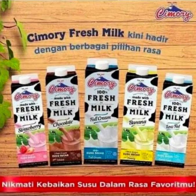 

[COD] Susu Cimory Fresh Milk 1 Liter All Variant (1 Dus Isi 6 Pcs) [COD]