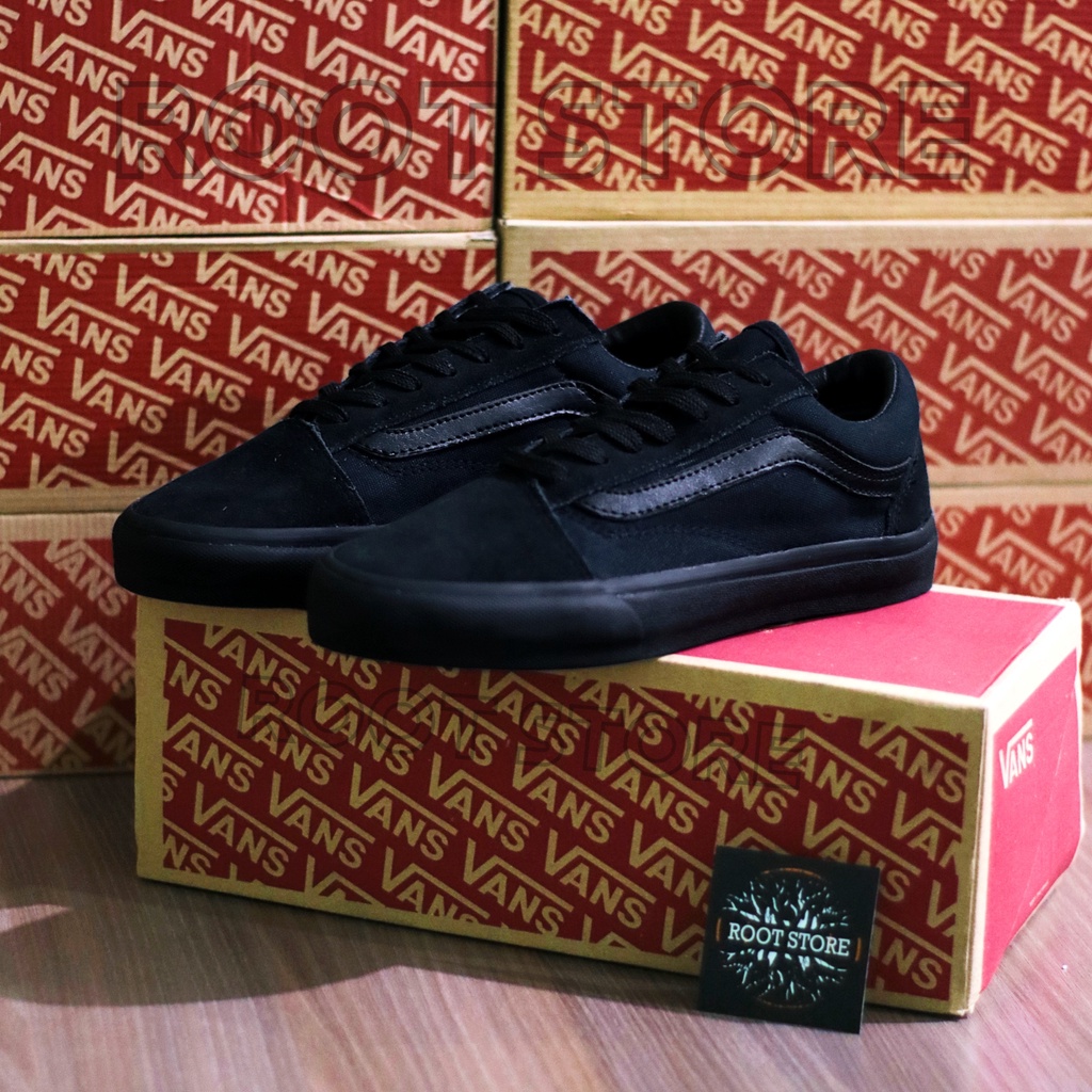 VANS OLD SKOOL ALL BLACK / VANS OLDSKOOL FULL BLACK