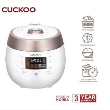 Cuckoo All in One Twin Pressure Cooker CRP-RT1008F Garansi Resmi