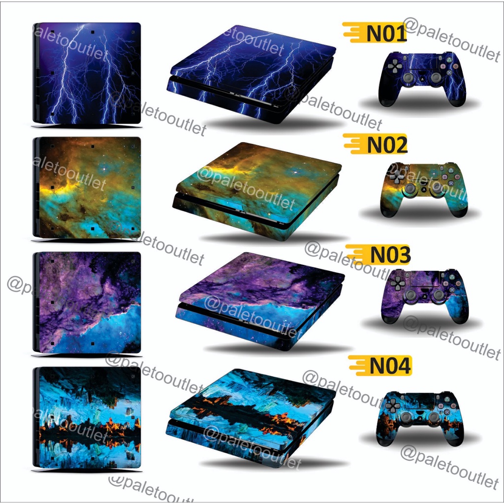 Sticker Garskin ps4 slim ps4 fat ps4 pro stiker ps4 custom design