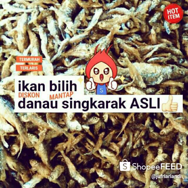 

Ikan bilih goreng asli