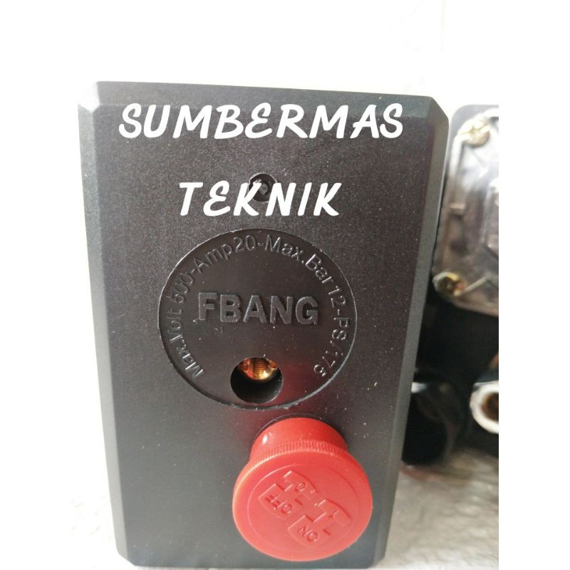 otomatis kompresor 3 phase lubang 1 presure switch compresor 3 phase lubang 1 otomatis tombol merah